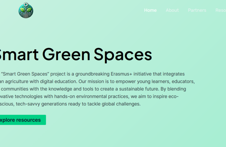 Официјалниот сајт на проектот Smart Green Spaces